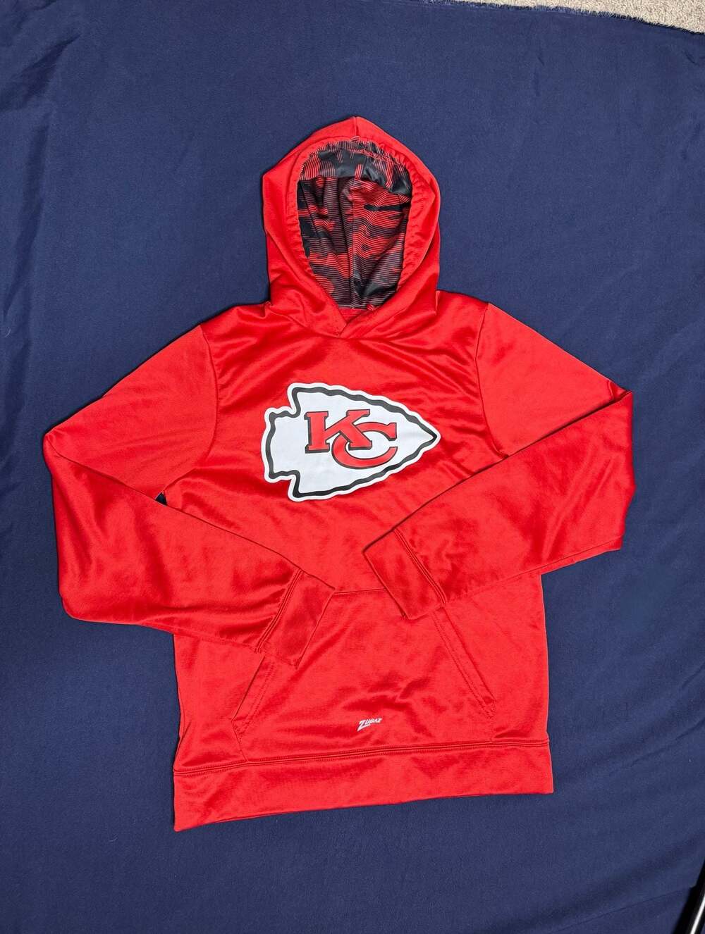Zubaz Kansas City Chiefs NFL Men's Team Color Hoodie Size S